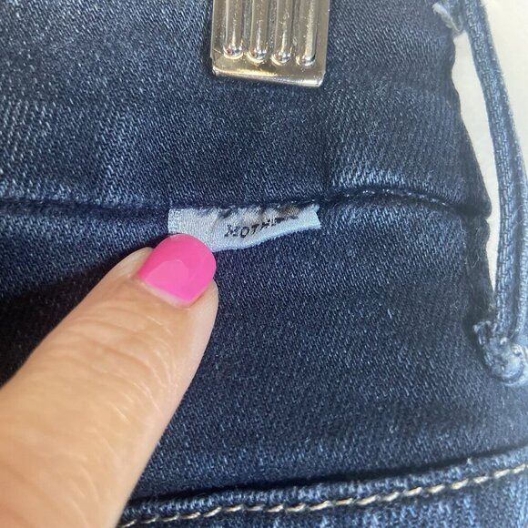 Mother Jeans Womens 26 Blue Denim High Waisted Rise The Looker Coffee Tea Or Me - Picture 4 of 9